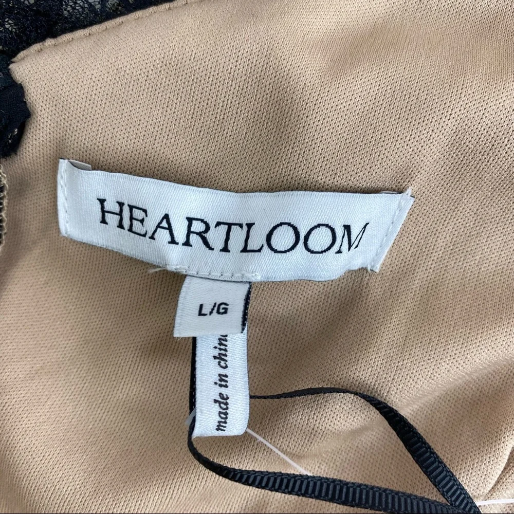 NWT Revolve Heartloom Black Lace Sera Dress - Picture 5 of 7